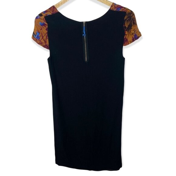 Anthropologie 100% Silk Pintura Shift Dress Size XS Floral Print Bohemian Boho - Picture 5 of 10